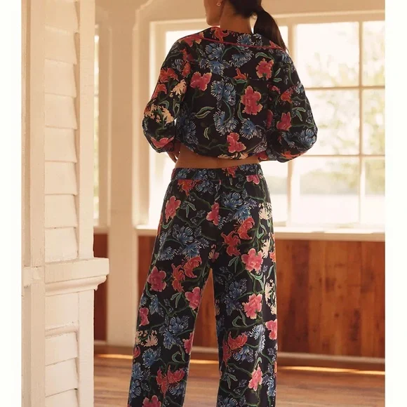 LyreBird Cloud Flannel Pajama Pants from Anthropologie - Picture 2 of 8